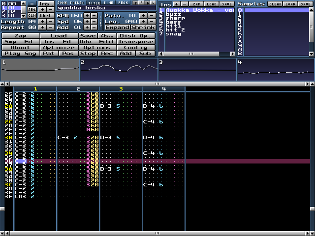 Milkytracker music editor