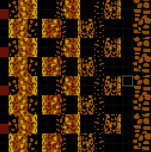 Tiles viewed in NEXXT graphics editor