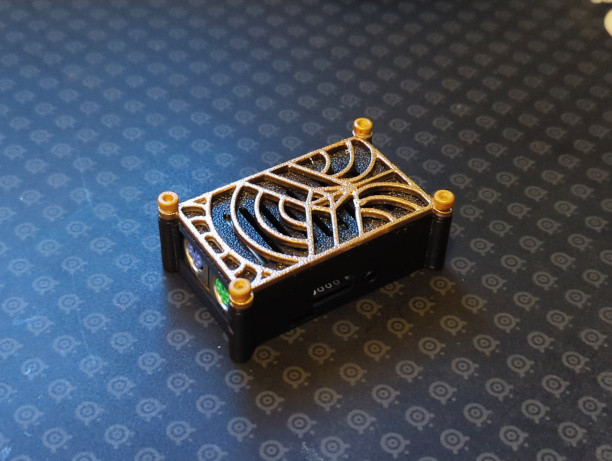 TTGO VGA dev board in fancy pants case