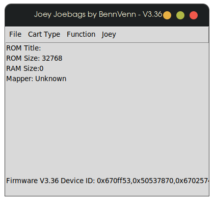Joey Joebags UI window